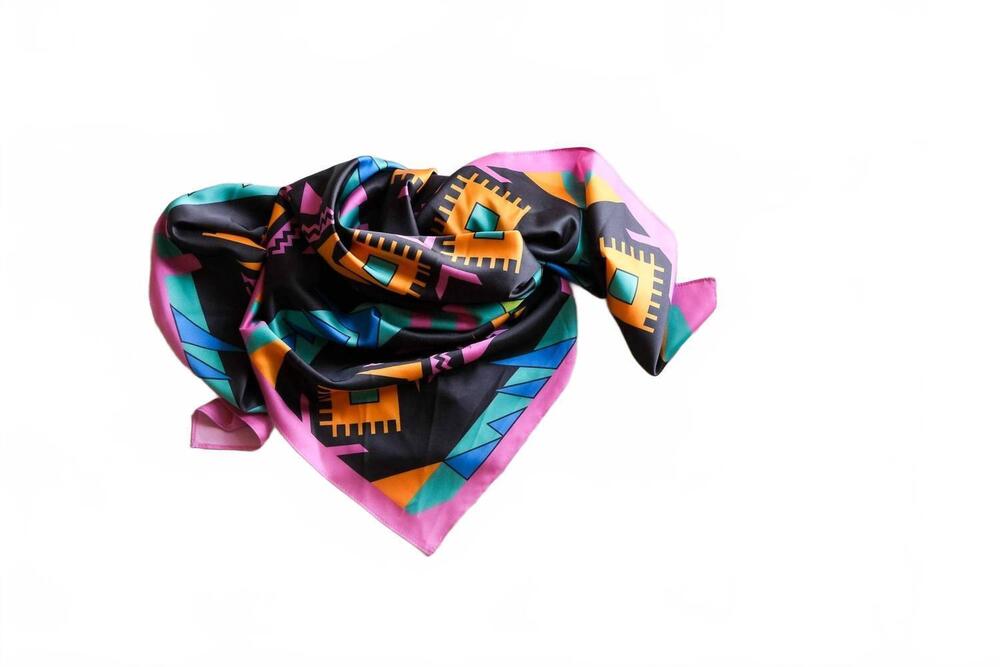 NEW ROWDY CROWD havasu western wild rag scarf in multicolor